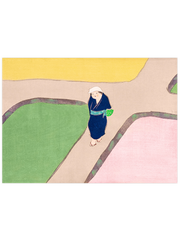 Kamisaka Sekka Rice Paddies in Spring - Fine Art Poster