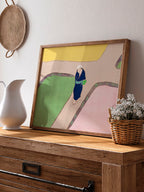 Kamisaka Sekka Rice Paddies in Spring - Art Print