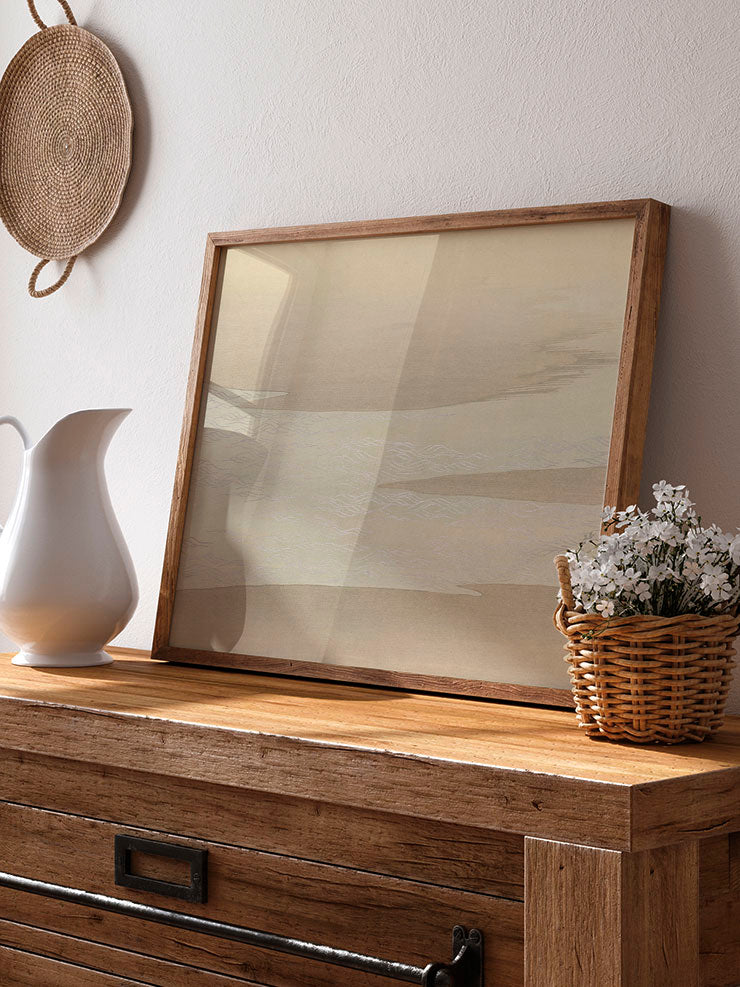 Kamisaka Sekka Ocean Waves from Momoyogusa - Art Print Ürün ikincil görseli