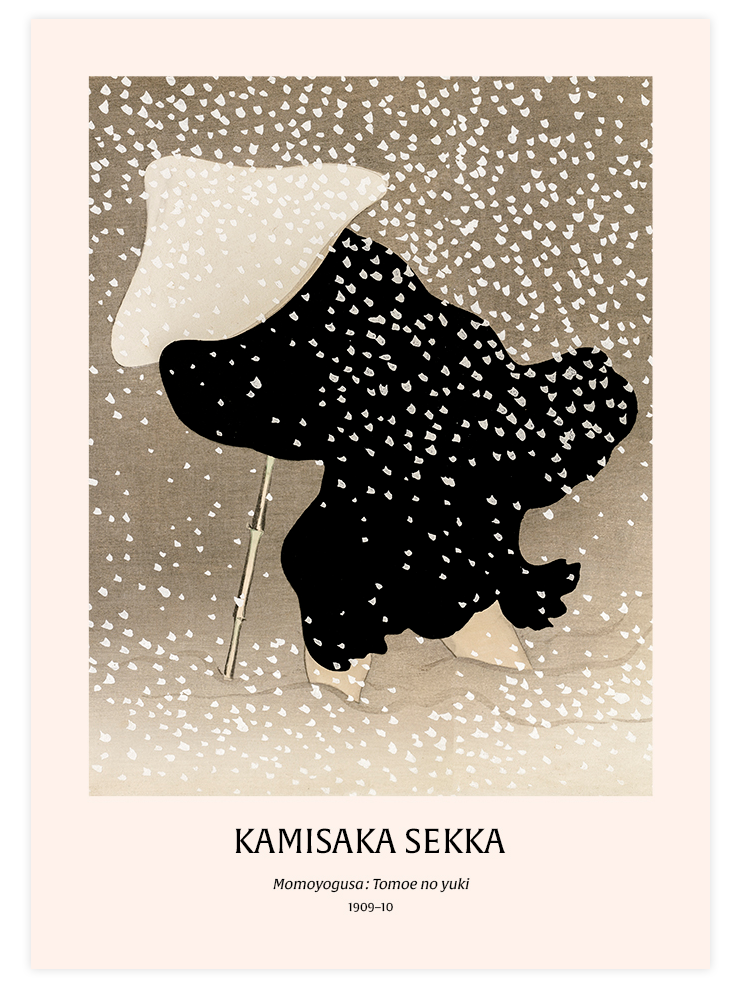 Kamisaka Sekka Swirling Snow - Art Print