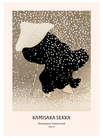 Kamisaka Sekka Swirling Snow - Art Print