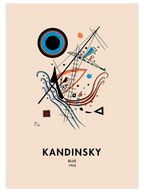 Kandinsky Blue - Art Print