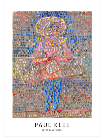 Paul Klee Boy in Fancy Dress - Art Print