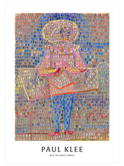 Paul Klee Boy in Fancy Dress - Fine Art Poster
