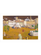 Kandinsky Doğu Şehri - Art Print