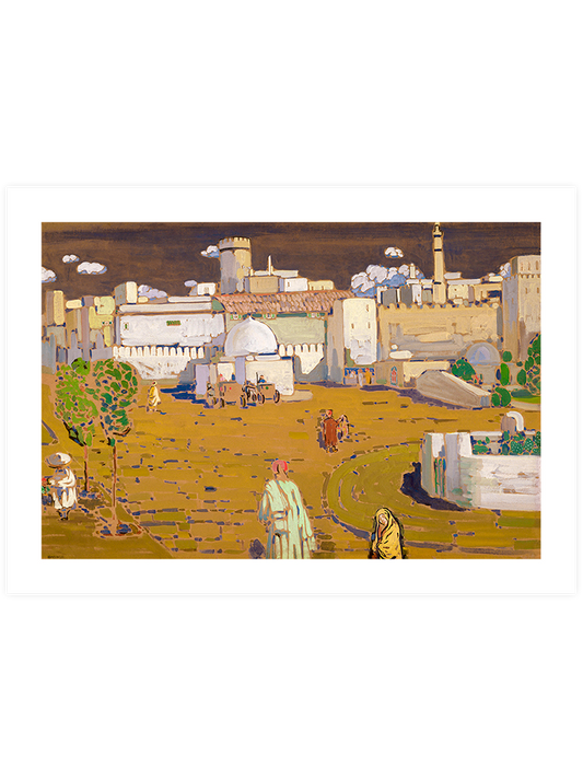 Kandinsky Doğu Şehri - Art Print