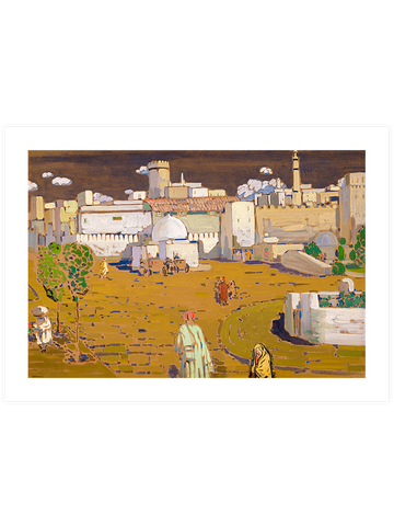 Kandinsky Doğu Şehri - Art Print