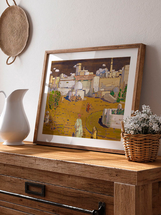 Kandinsky Doğu Şehri - Art Print