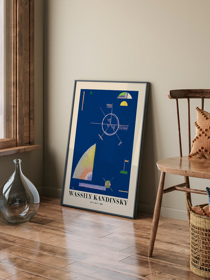 Kandinsky Dull Grey - Art Print  Poster
