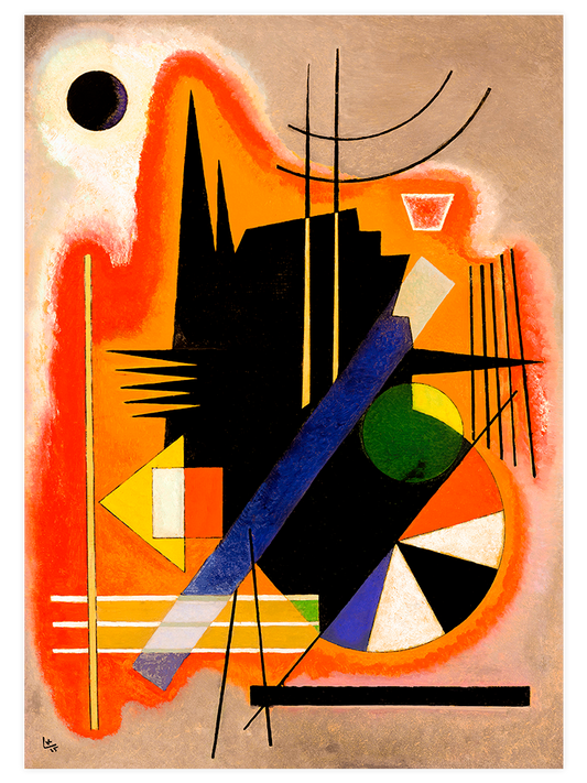 Kandinsky Einige Spitzen - Art Print