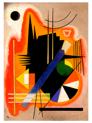 Kandinsky Einige Spitzen - Fine Art Poster