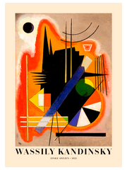 Kandinsky Einige Spitzen - Fine Art Poster