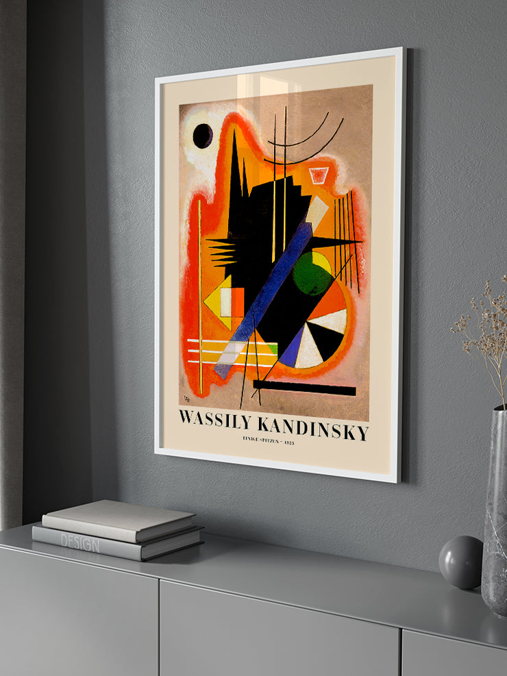 Kandinsky Einige Spitzen - Art Print