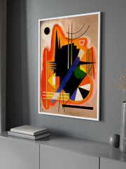 Kandinsky Einige Spitzen - Fine Art Poster
