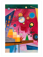 Kandinsky Heavy Red - Art Print