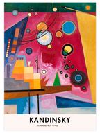 Kandinsky Heavy Red - Art Print
