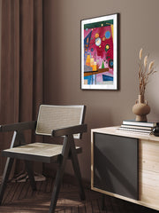 Kandinsky Heavy Red - Fine Art Poster