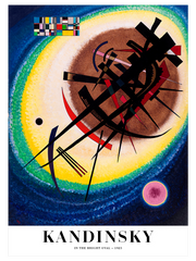 Kandinsky In the Bright Oval - Fine Art Poster