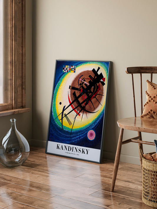 Kandinsky In the Bright Oval - Fine Art Poster