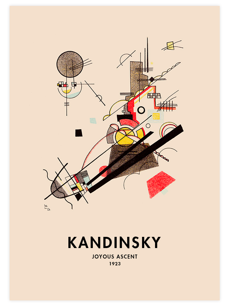 Kandinsky Joyous Ascent - Art Print Ürün ana görseli