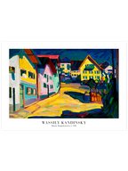 Kandinsky Murnau Burggraben Street - Art Print