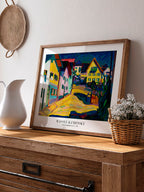 Kandinsky Murnau Burggraben Street - Art Print