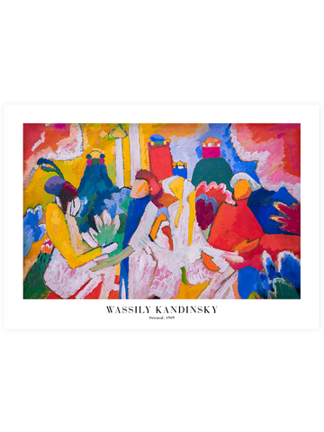 Kandinsky Oriental - Art Print