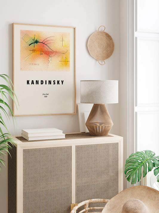 Kandinsky Line Poster - Giclée Baskı