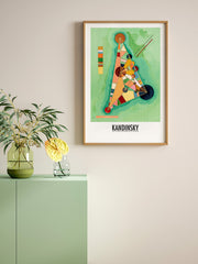 Kandinsky Variegation In The Triangle Poster - Giclée Baskı