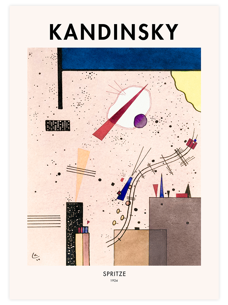 Kandinsky Spray - Art Print
