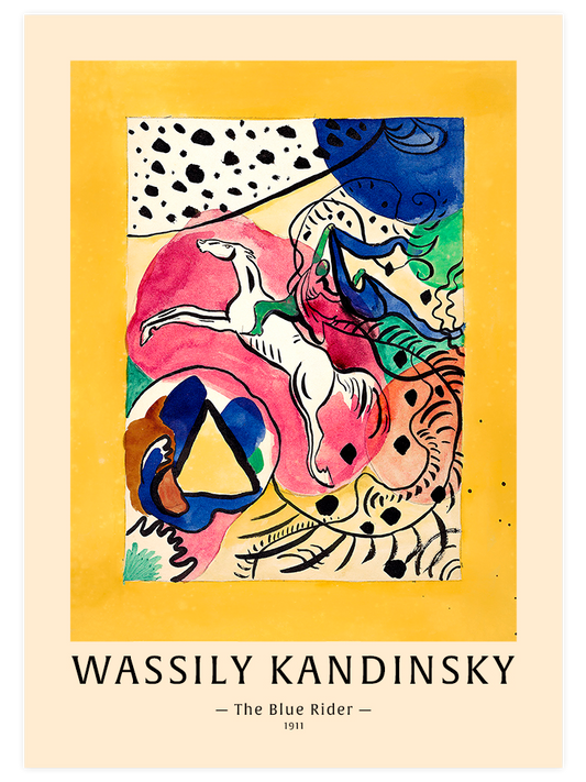 Kandinsky The Blue Rider - Art Print