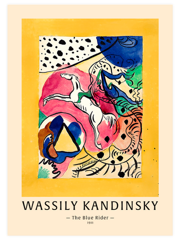 Kandinsky The Blue Rider - Art Print