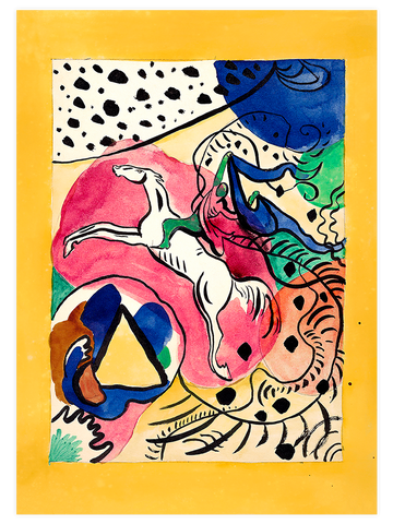 Kandinsky The Blue Rider - Art Print