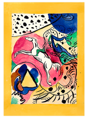 Kandinsky The Blue Rider - Fine Art Poster