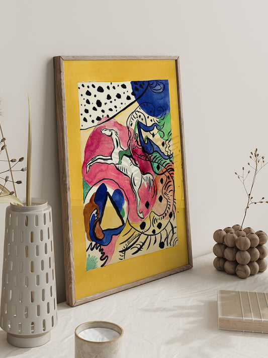 Kandinsky The Blue Rider - Art Print