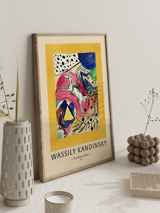 Kandinsky The Blue Rider - Fine Art Poster