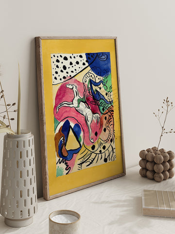 Kandinsky The Blue Rider - Art Print
