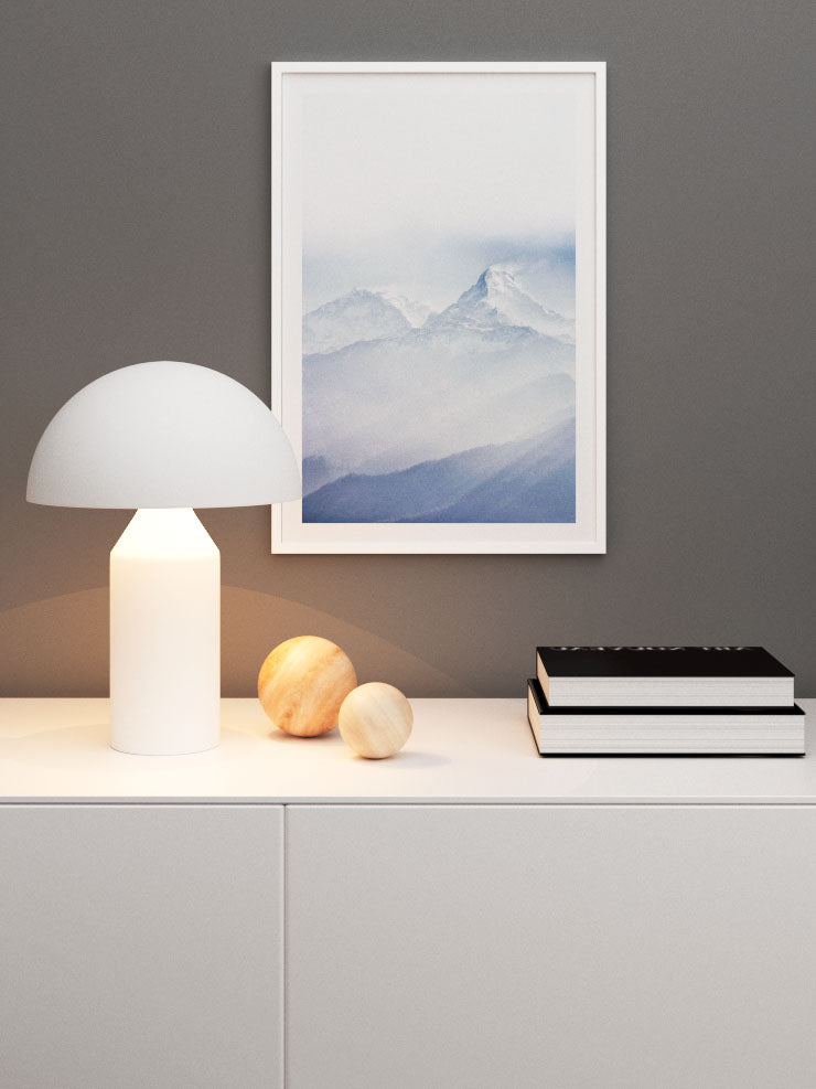 Beyaz Dağlar - Art Print Ürün ikincil görseli