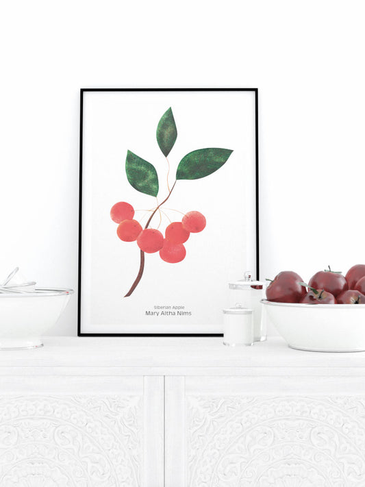 Sibirya Elması Poster - Giclée Baskı