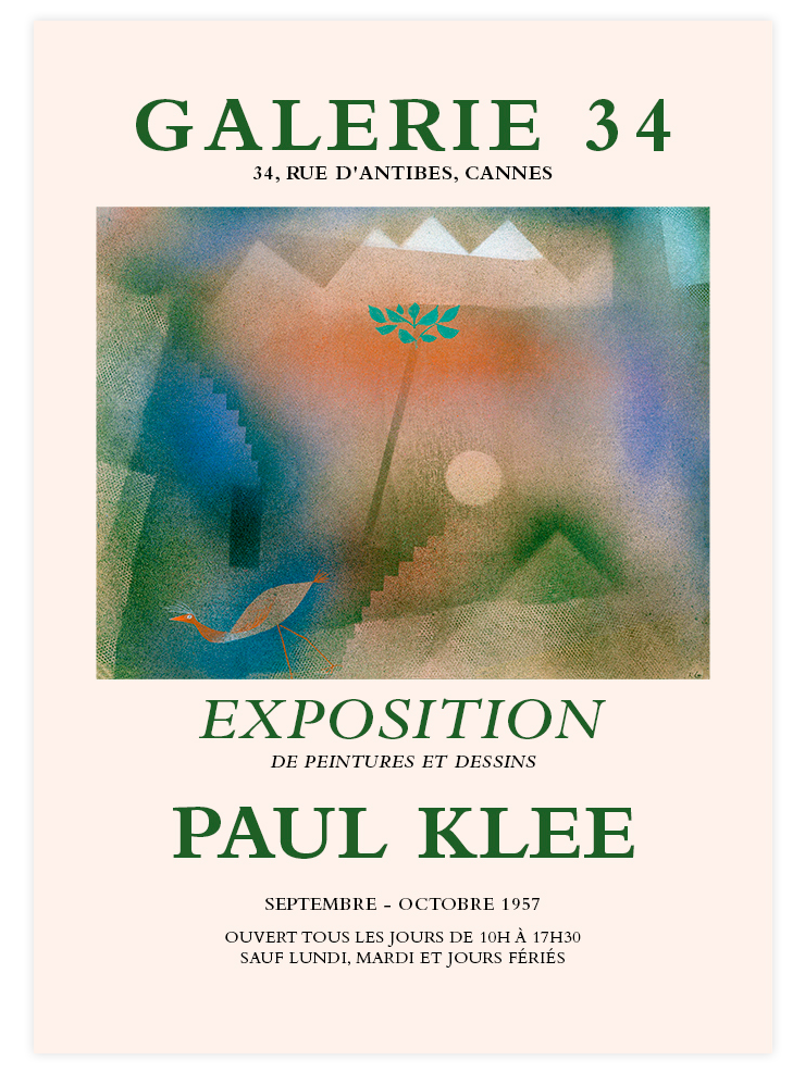 Paul Klee Afiş N13 - Art Print Ürün ana görseli