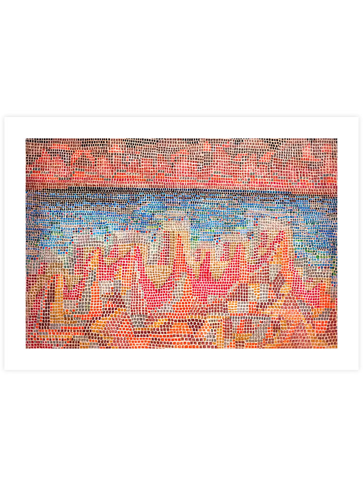 Paul Klee Cliffs by the Sea - Art Print Ürün ana görseli