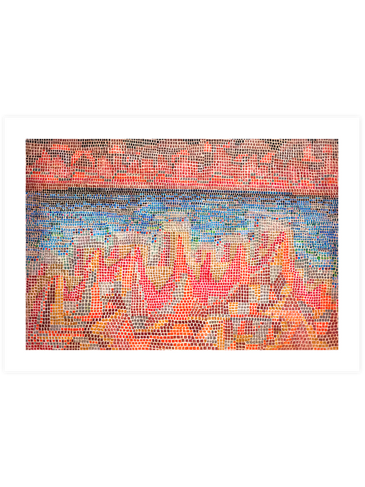Paul Klee Cliffs by the Sea - Fine Art Poster