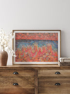 Paul Klee Cliffs by the Sea - Art Print