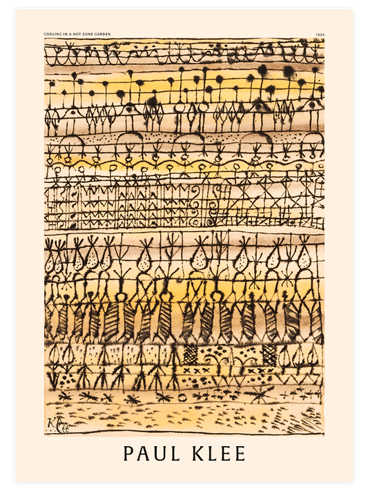 Klee Cooling Hot Zone Garden - Art Print