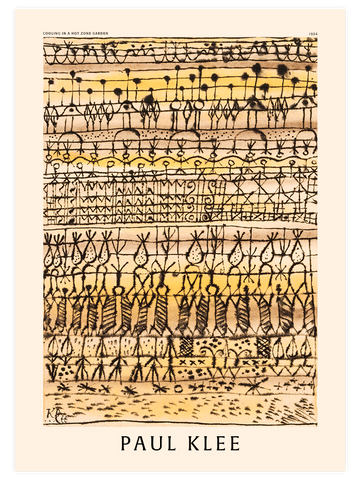 Klee Cooling Hot Zone Garden - Art Print