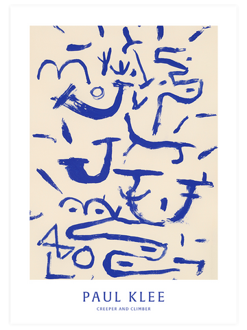 Paul Klee Creeper and Climber - Art Print