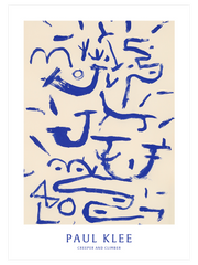 Paul Klee Creeper and Climber - Fine Art Poster