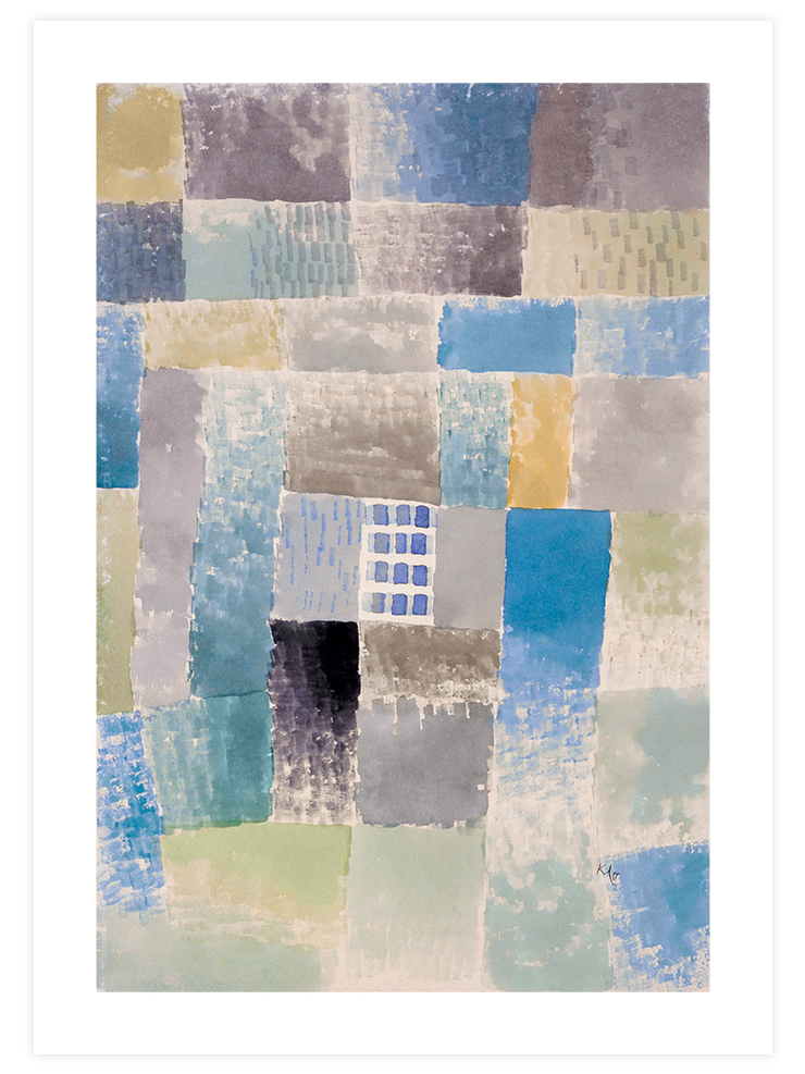 Klee First House of a Settlement - Art Print Ürün ana görseli