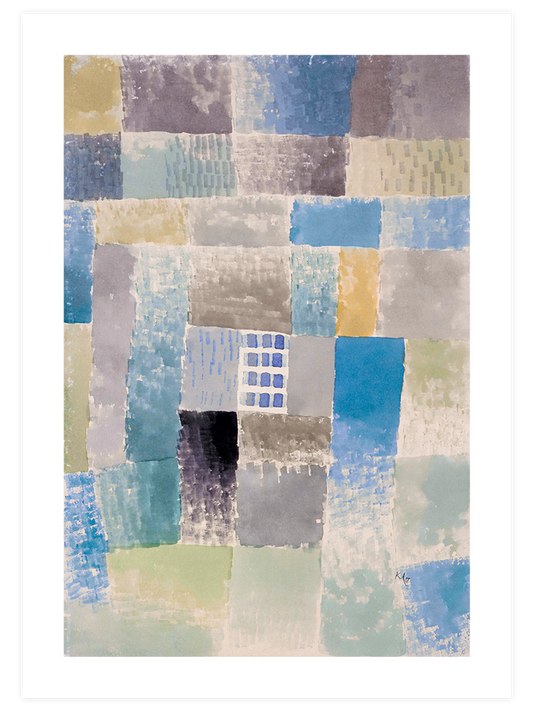 Klee First House of a Settlement - Art Print