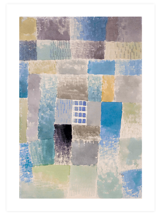 Paul Klee First House of a Settlement - Fine Art Poster